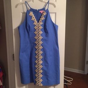 Lilly Pulitzer pearl shift dress  size 14